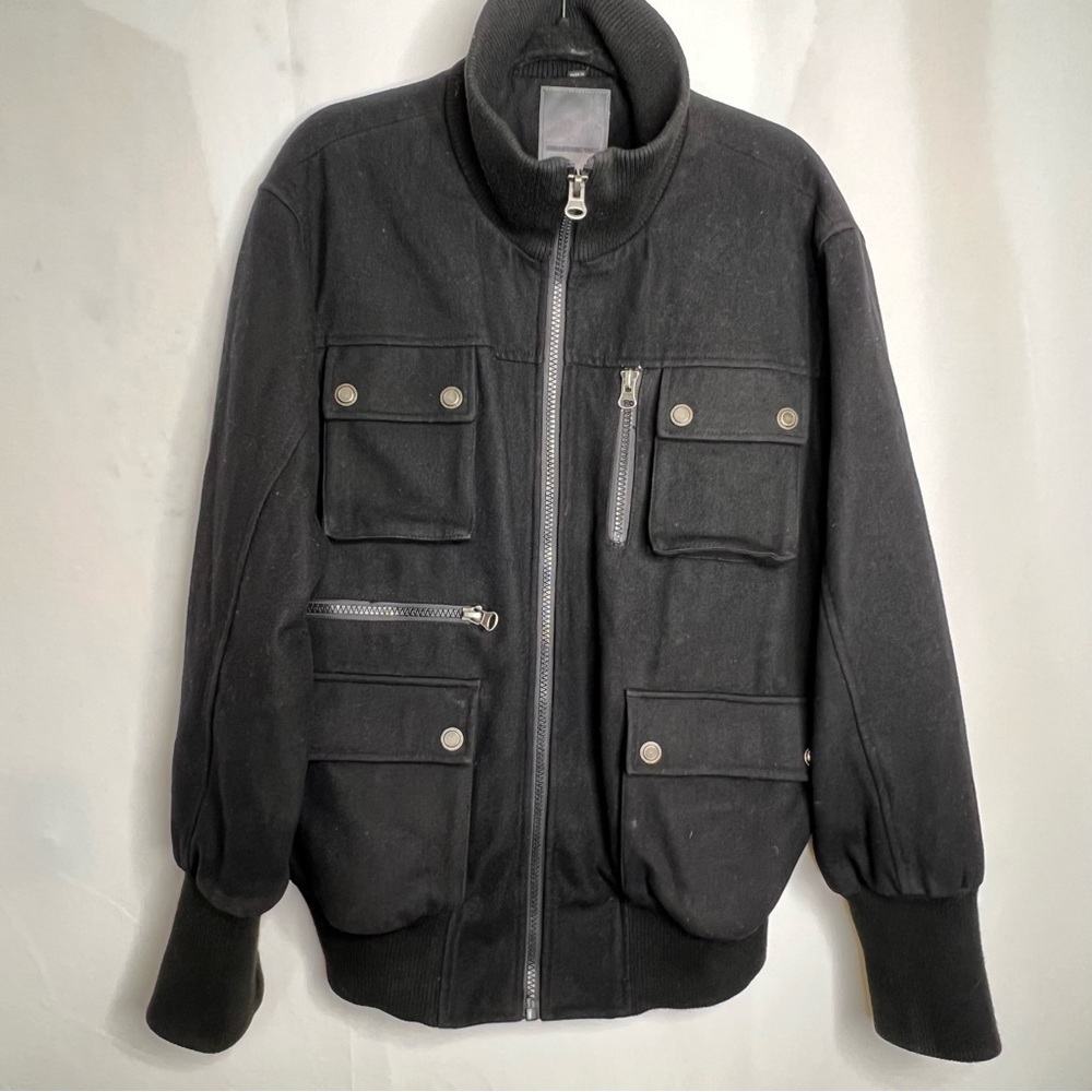 Robert Phillipe New York Men's Wool Blend Jacket Black size Large